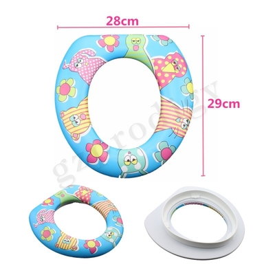 Orinal lavable de dibujos animados lindo Asiento de entrenamiento Orinales de plástico para bebés