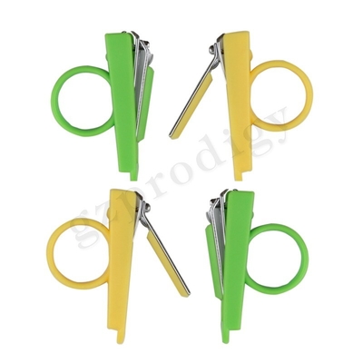 Cortaúñas profesional para bebés, Color verde, acero, cortador de piezas de uñas a la moda, Kit de cuidado de la salud