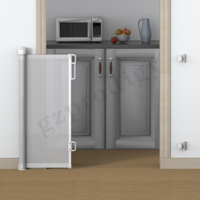 Rolling Extensible 55&quot;-71&quot; Puerta retráctil para bebés Escena múltiple Valla para escaleras para niños
