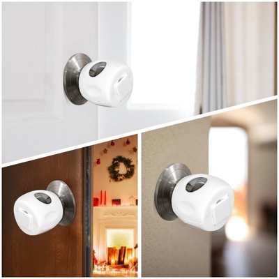 Color blanco plástico de la cerradura de seguridad del bebé de Prodigy 62x66m m para el tirador de puerta