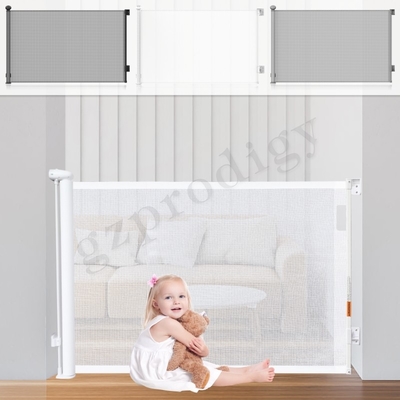 Escaleras retractables anchas adicionales de Mesh Barrier Expandable Gate For de la puerta de 140 pulgadas