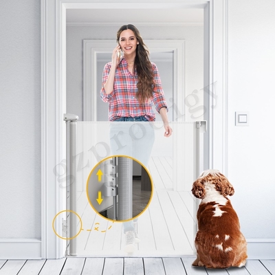 Puerta al aire libre interior Mesh Gate For Stairs retractable del animal doméstico