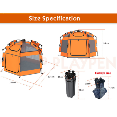 Tenda de juego multiescenas para interiores y exteriores plegables