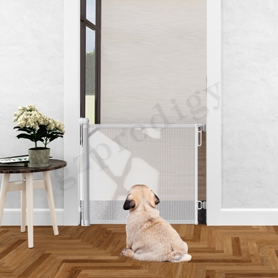 Puerta expandible de 71 pulgadas de ancho extra Puerta de seguridad retráctil exterior