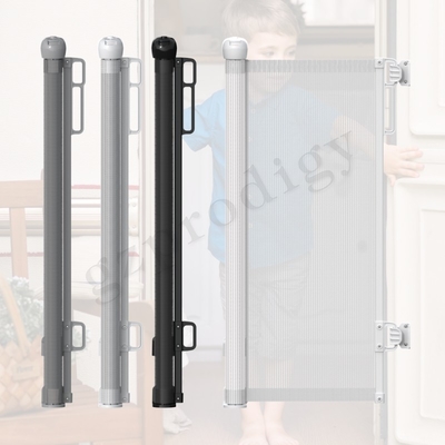 Puerta de seguridad para bebés con malla de PVC ABS Puerta de seguridad para perros para puerta