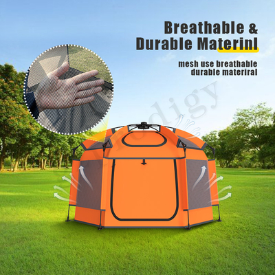 Tenda de juego de nylon TPU Pop Up Gran espacio tienda plegable Casa de juego