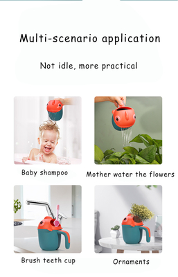 Prodigy Seguridad infantil multifuncional lavado de bebés juguete baño champú enjuague lavado de cabello taza