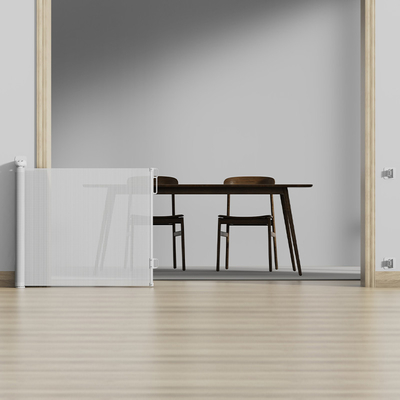 Puerta de seguridad para bebés de malla Puerta de seguridad para bebés retráctil Puerta de seguridad de escalera retráctil personalizada