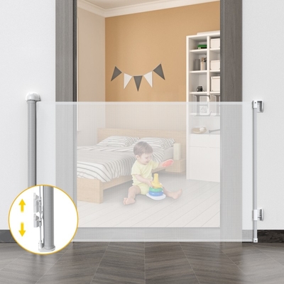 Seguridad extra ancha Puerta de bebé retráctil malla ajustable oDM