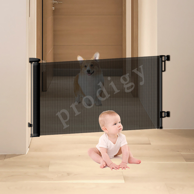 Puerta de seguridad para bebés retráctil de 3 metros