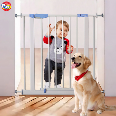 Logotipo portón de seguridad personalizado para niños y bebés protector amplio mantener escaleras seguras puerta de seguridad para mascotas